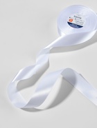 Лента атласная, 25 мм, 33±2 м, белая №001 - Фото 1