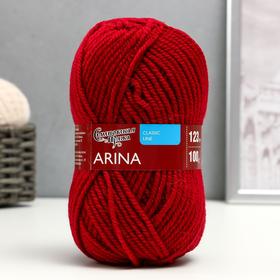 Пряжа Arina (АринаПШ) 50% шерсть, 50% акрил 123м/100гр (215 георгин) 1181578