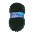 Пряжа Karolina (Каролина) 100% акрил 438м/100гр (62 т.зеленый) - Фото 2