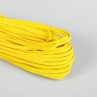 Тесьма отделочная "Сутаж", ширина 2,5мм, длина 20±1м, цвет жёлтый - Фото 2