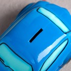 Копилка "Купер", цвет синий, глянец, 10 см - Фото 5