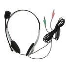 Наушники SVEN AP-010MV, компьютерные, микрофон, 105 дБ, 32 Ом, 3.5 мм, 2 м,чёрно-серебристые - Фото 3