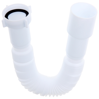 Гофросифон «АНИ Пласт» K106, 1 1/2" × 40/50 мм, без выпуска, L= 366-776 мм