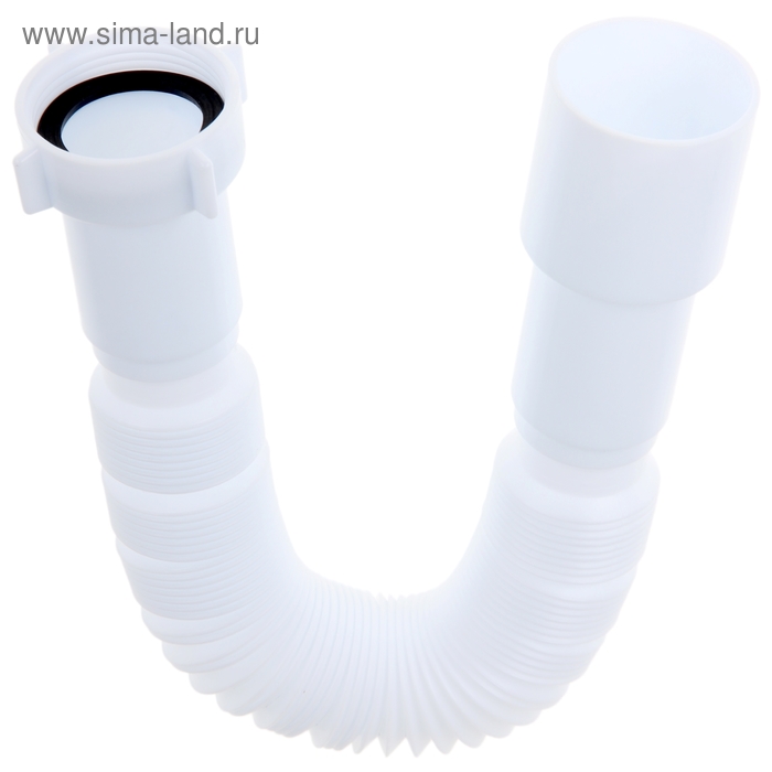 Гофросифон «АНИ Пласт» K106, 1 1/2" × 40/50 мм, без выпуска, L= 366-776 мм - Фото 1