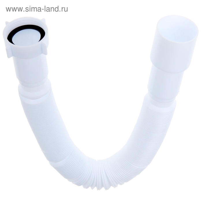 Гофросифон «АНИ Пласт» K116, 1 1/2" х 40/50 мм, удлинённый, без выпуска, L= 541-1371 мм - Фото 1