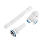 Сифон для мойки «АНИ Пласт» A0115, 1 1/2"х40 мм, нерж решетка d=70 мм, с гофрой 40×40/50 мм - Фото 5