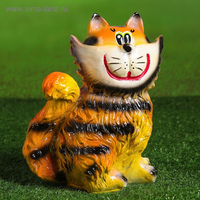 Садовая фигура "Чеширский кот" 15х20х26см - Фото 1