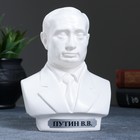 Бюст Путин средний белый 8х16х12см - Фото 1