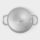 Кастрюля из нержавеющей стали «Лира» 2.2 л, d=18 см, капсульное дно, индукция - Фото 4
