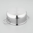 Кастрюля Катунь «Лира», 5.2 л, d=24 см, капсульное дно, индукция, нержавеющая сталь - Фото 4