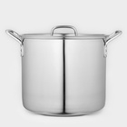 Кастрюля Катунь «Общепит», 15 л, d=30 см, h=23 см, нержавеющая сталь - Фото 2