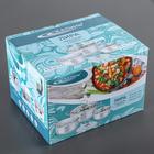 Набор кастрюль Катунь «Лира», 3 предмета: 1.6 л, 2.2 л, 3.2 л, капсульное дно, индукция, нержавеющая сталь, AISI - 201 - Фото 4