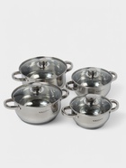 Набор кастрюль Катунь«Гретта», 4 предмета: 1.6 л, 2.2 л, 3.2 л, 4.2 л, капсульное дно, индукция, нержавеющая сталь - Фото 3