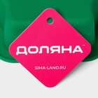 Форма для выпечки новогодняя Доляна «Ёлочка с гирляндой», силикон, 27×25 см, зелёная - Фото 5