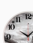 Часы настенные, интерьерные "Эйфелева Башня", d-30 см, бесшумные - Фото 3