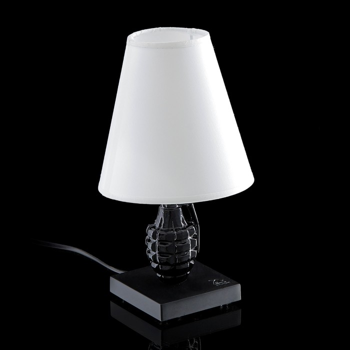 Лампа настольная "Граната" черно-белая(микс) 22 × 30 × 22 см - фото 1906752406