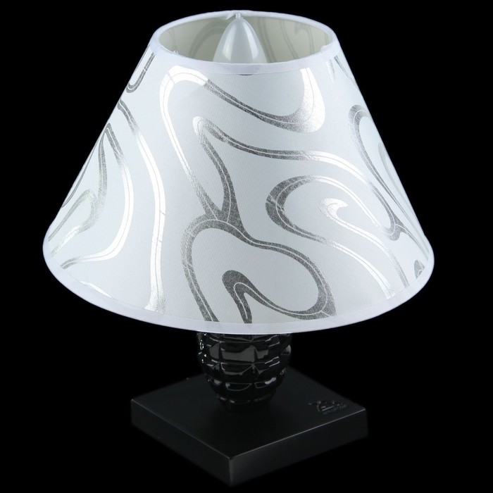Лампа настольная "Граната" черно-белая(микс) 22 × 30 × 22 см - фото 1906752409