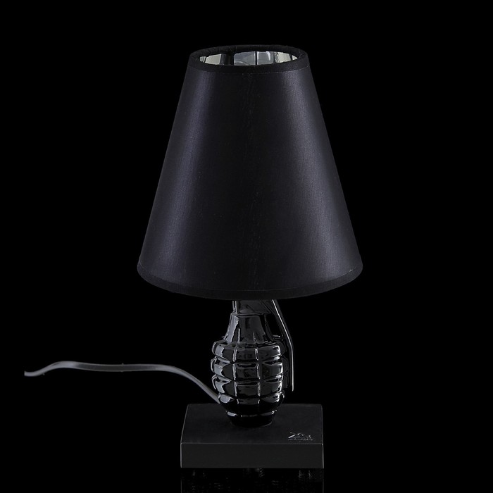 Лампа настольная "Граната" черно-белая(микс) 22 × 30 × 22 см - фото 1906752410