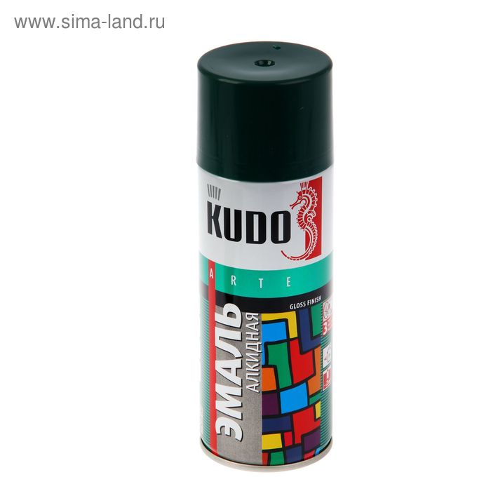 Эмаль алкидная универсальная Kudo темно-зеленая, 0,52л - Фото 1