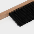 Щётка-смётка техническая, 29×2.5×1.6 см, трехрядная, 39 пучков, бук, синтетическое волокно чёрное - Фото 2
