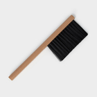 Щётка-смётка техническая, 29×2.5×1.6 см, трехрядная, 39 пучков, бук, синтетическое волокно чёрное - Фото 3