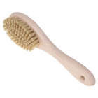 Щетка с ручкой «Овальная», 79 пучков, щетина натуральная, цвет белый - Фото 1