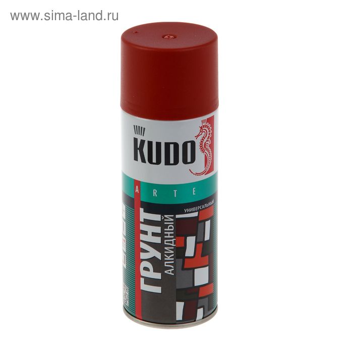 Грунт алкидный Kudo красно-коричневая, 0,52л - Фото 1