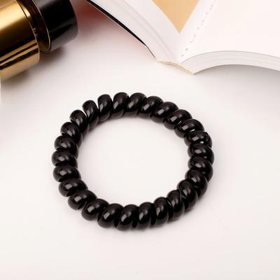 Резинка для волос "Пружинка" 5 см, чёрный