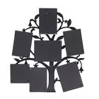 Фоторамка-коллаж на 7 фото 7×7 см, 7×10 см, 8×10 см «Дерево желаний», чёрная, 36×31 см - Фото 4