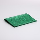 Обложка для паспорта, цвет зелёный - Фото 3