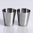 Подарочный набор 6 в 1 «Клетка»: фляжка 270 мл + 4 рюмки 30 мл, воронка, металл - Фото 3