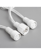 Гирлянда «Водопад» 2 × 6 м, IP44, УМС, белая нить, 1500 LED, свечение белое, 8 режимов, 220 В 1080207 - фото 319916445