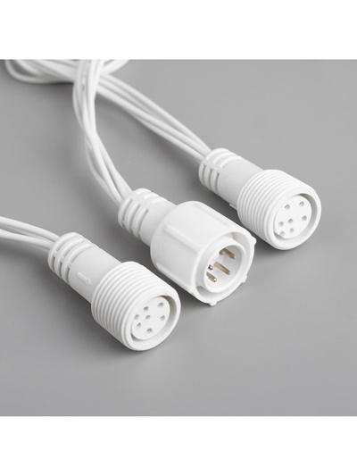 Гирлянда «Водопад» 2×6 м, IP44, УМС, белая нить, 1500 LED, свечение белое, 8 режимов, 220 В
