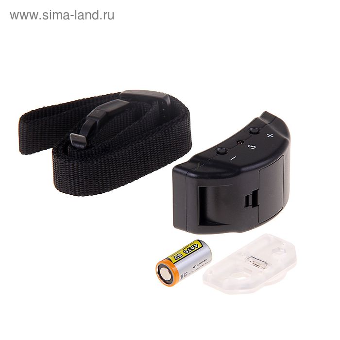 Ошейник-антилай с регулировкой (7 уровней), нейлон - Фото 1