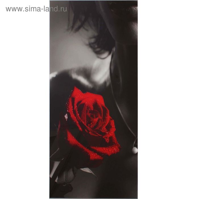 Картина на стекле "Роза"  100*50см - Фото 1