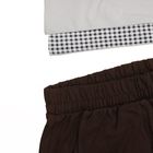 Пижама мужская (жакет, брюки) М-6320/1-09 серый/шоколад, р-р 54 - Фото 8