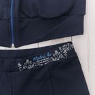 Костюм женский (куртка, брюки) М-529-05 синий, р-р 52 - Фото 7