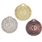 Медаль призовая «2 место» серебро 021, d=4 см, без ленты - Фото 2