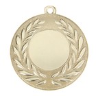 Медаль под нанесение золото 024, d=5 см, без ленты - Фото 2