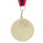 Медаль призовая, триколор, золото, d=5 см - Фото 2
