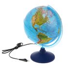 Глобус ландшафтный, рельефный «Классик Евро», диаметр 250 мм, с подсветкой - Фото 1