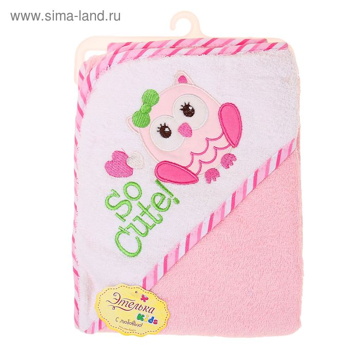 Уголок махровый "Этелька" Милашка 76*76 см, 100% хлопок, 300 г/м2 - Фото 1