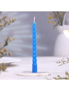 Набор свечей ароматических витых, 1.5×15 см, 2 шт., черника - Фото 3