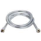 Душевой шланг Accoona А382, 150 см, латунная гайка, цинковый конус, хром - Фото 1