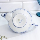 Чайник гжель «Алевтина», бело-синий,керамика, 750 мл, - Фото 5