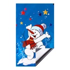 Пакет подарочный «Снеговик» 25×40 см, цветной металлизированный рисунок - Фото 3