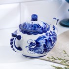 Чайник «Утро», 16×16×9 см, 300 мл, гжель - Фото 2