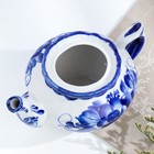 Чайник «Утро», 16×16×9 см, 300 мл, гжель - Фото 4