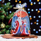 Пакет подарочный "Снегурочка" 25 х 40 см, цветной металлизированный рисунок - Фото 5