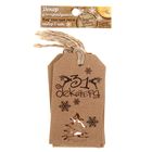 Шильдик декоративный в наборе «Вырубка», 5 × 9 см - Фото 4